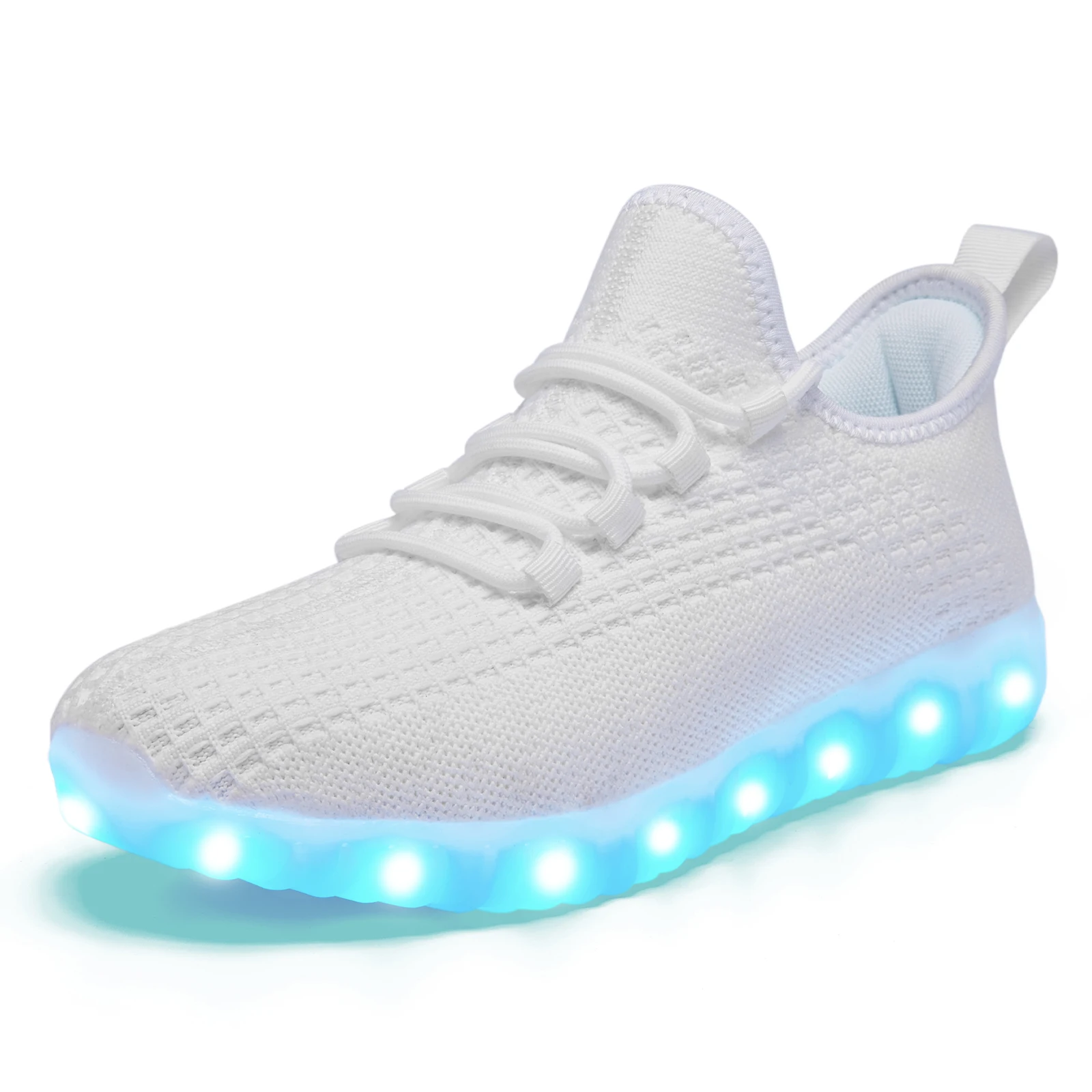 Tägliche Freizeitschuhe für Herren, Schuhe mit schillernden Lichtern, atmungsaktive Mesh-Laufschuhe, weiche und bequeme Herrenschuhe – Detail 16