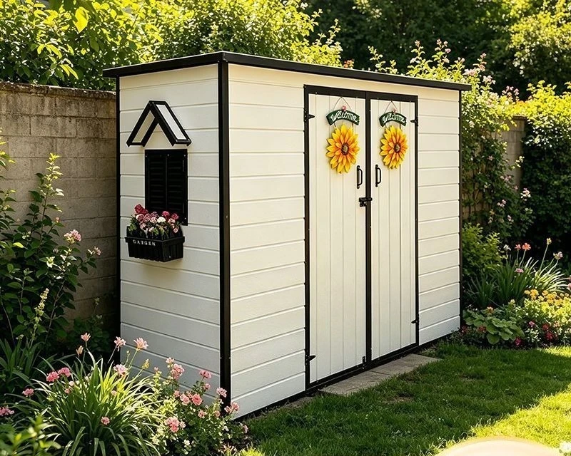 Outdoor storage  Waterproof simple movable tool room Utility room Outdoor