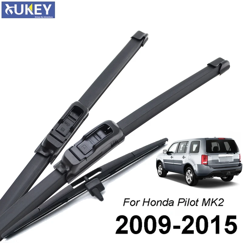 

Щетки стеклоочистителя Xukey переднего и заднего стекла для Honda Pilot 2 2011 2012 2013 2014 2015 76730-SZA-A02 76620-SZA-A01 76630-SZA-A01