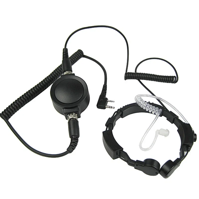 ptt-タクティカルスロートマイクヘッドセット-puxing-px-777-px-888k-px-328-px-999-px-555用