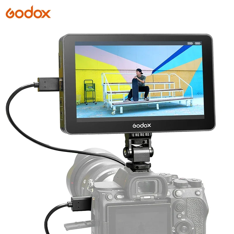 GODOX GM7S Director Monitor Touch Screen Version DSLR Screen3D LUT DSLR 7-inch 4K External Monitor