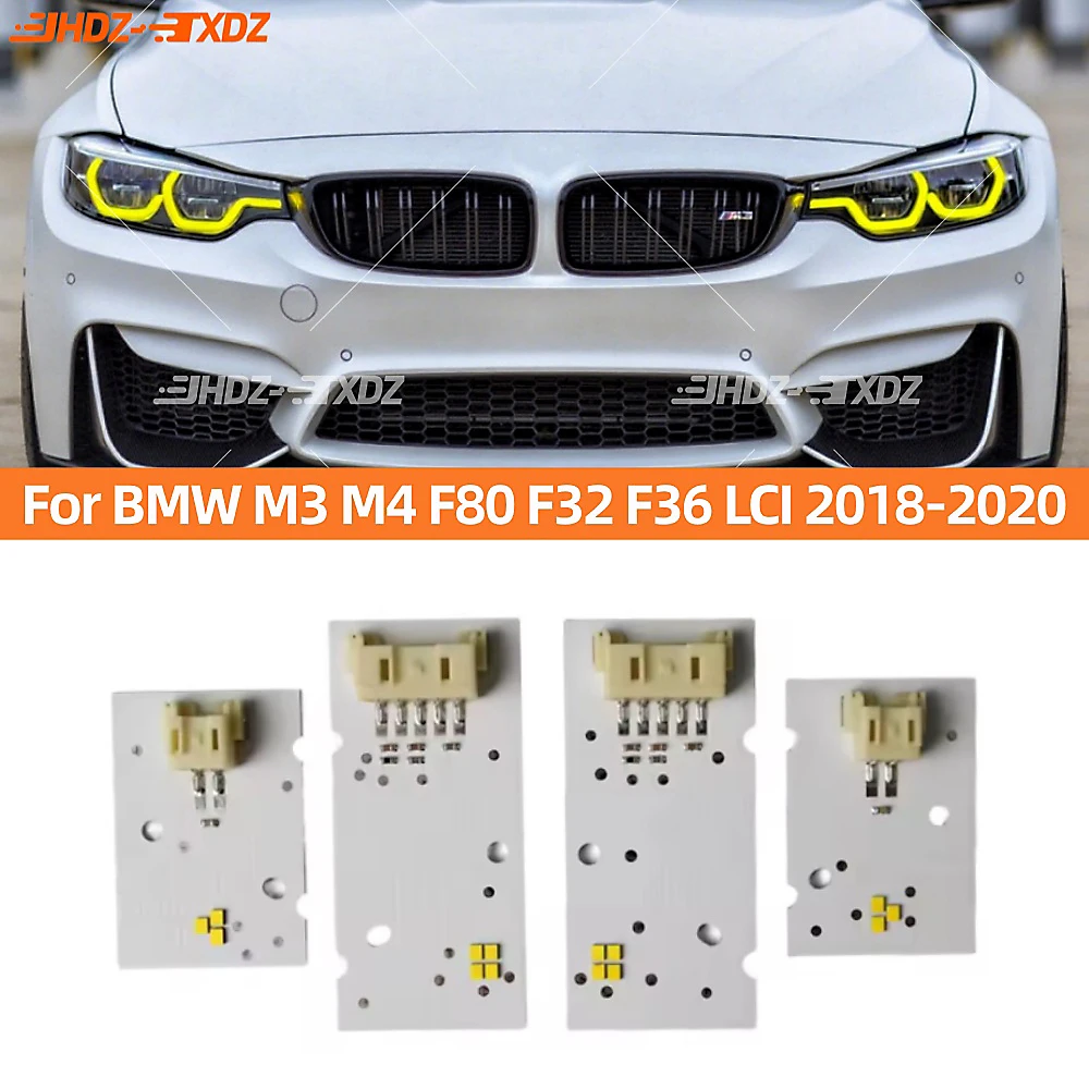 

DRL Board Adaptive LED Headlight Daytime Running Light Angel Eye Non-RGB For BMW M3 M4 F80 F82 F32 F36 LCI 2018-2020 63117493229