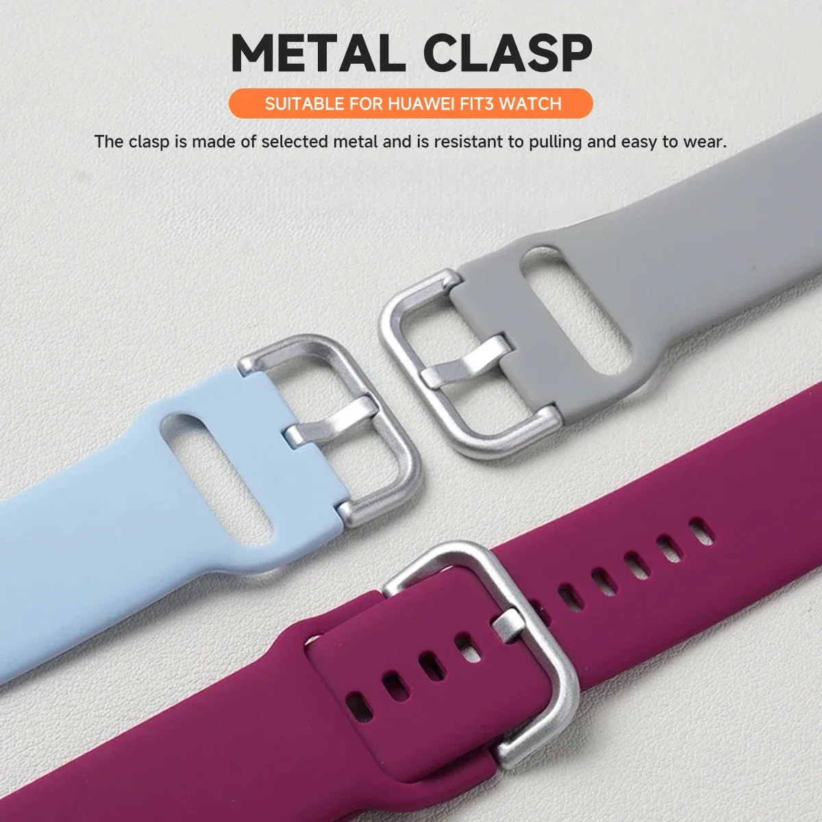 НОВЫЙ силиконовый ремешок для часов Huawei FIT3/4 Pro, ремешок для часов с металлической пряжкой, спортивный браслет fot huawei fit3 2 1correa, аксессуары