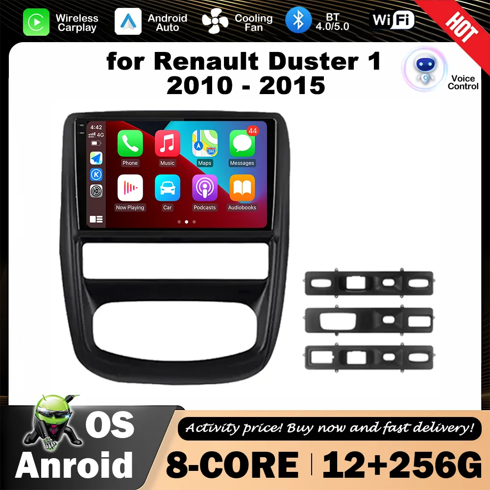 

9 '' Intelligent System WiFi DSP Stereo for Renault Duster 1 2010 - 2015 Car Audio Multimedia Player GPS Navi Wireless Carplay