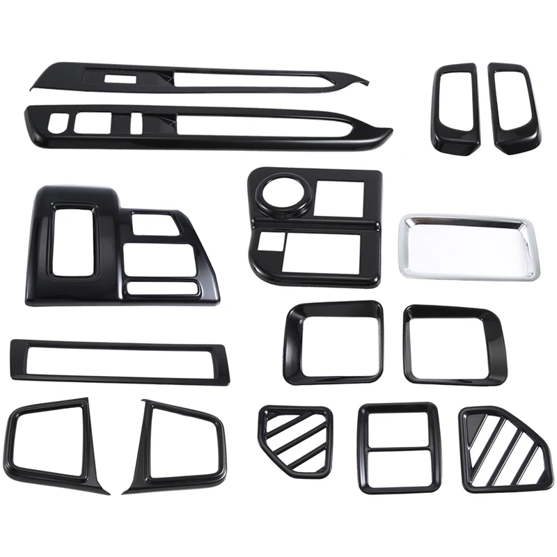 

Car Interior Patch Kit Gear Shift Water Cup Frame Glass Switch Panel Air Outlet Frame Handle Frame For DAIHATSU ATRAI