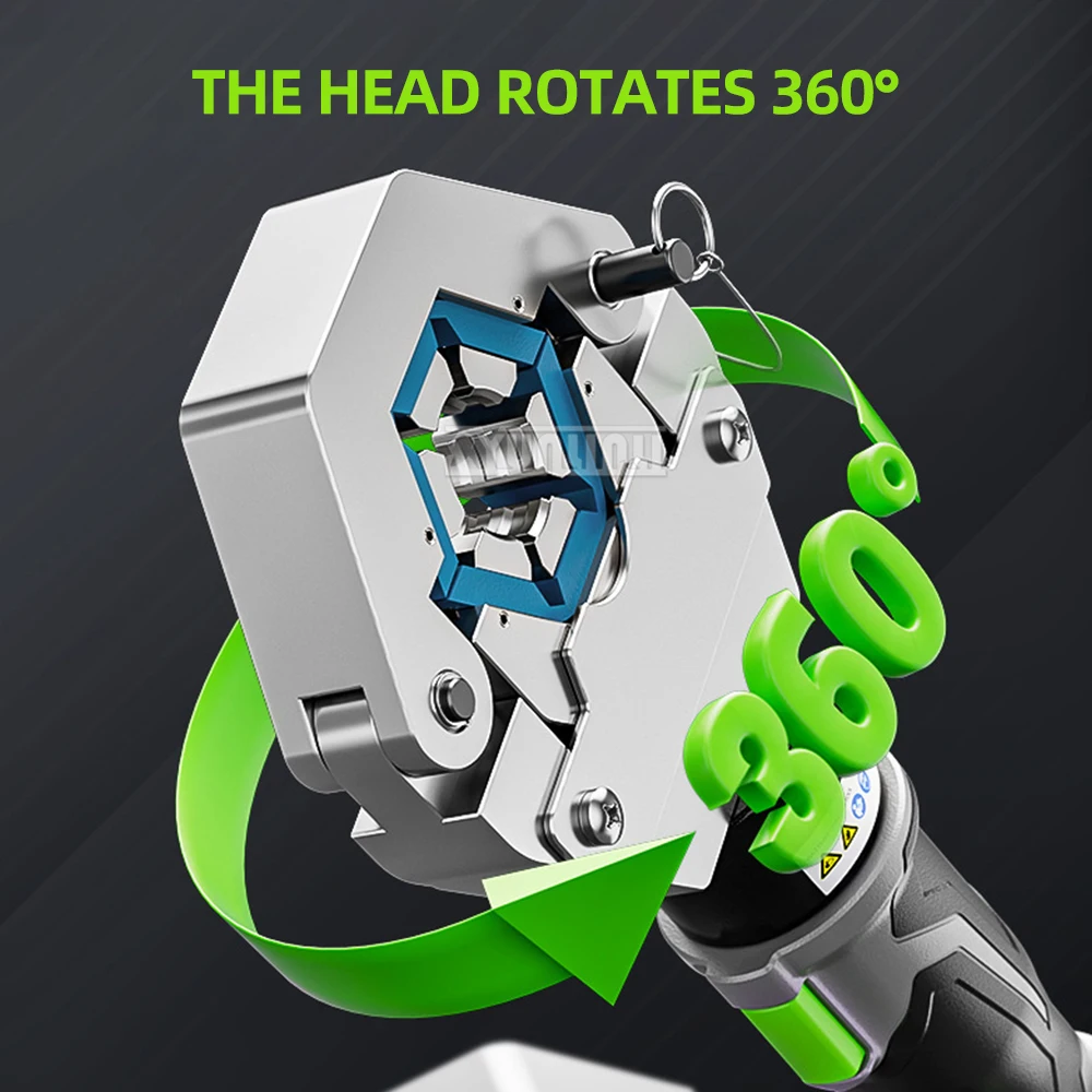 電気油圧ホースクリンパー、ステンレス鋼、ホース継手、圧着工具、エアコン修理、充電式パイプクリンパー