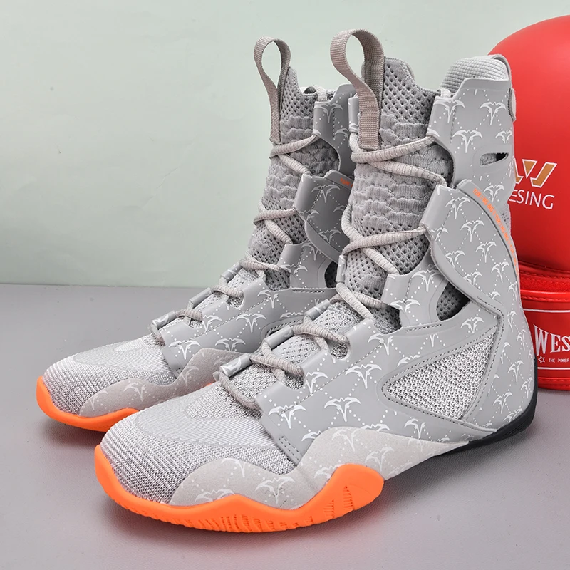 

Luxury Brand Men Wrestling Boots Designer Gym Training Shoes Mens Boxing Boots Competition Sport Wrestling Boots Man