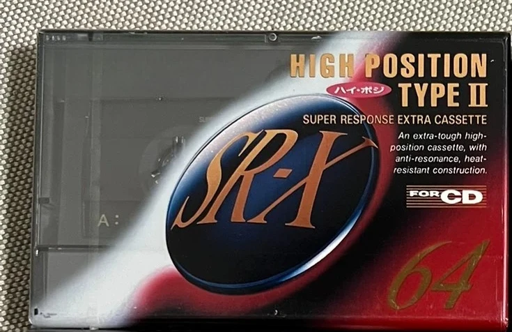 New Unopened for TDK SR-X64 Class II Blank Tape