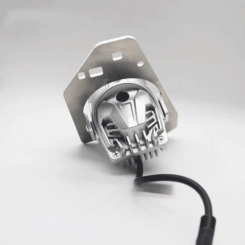 For Audi Q5L 2021-2024 Car Fog Lamp Retrofit 2 Inch Bi LED Projector Lens Hi Lo Beam 12V 45W 3000K 6000K