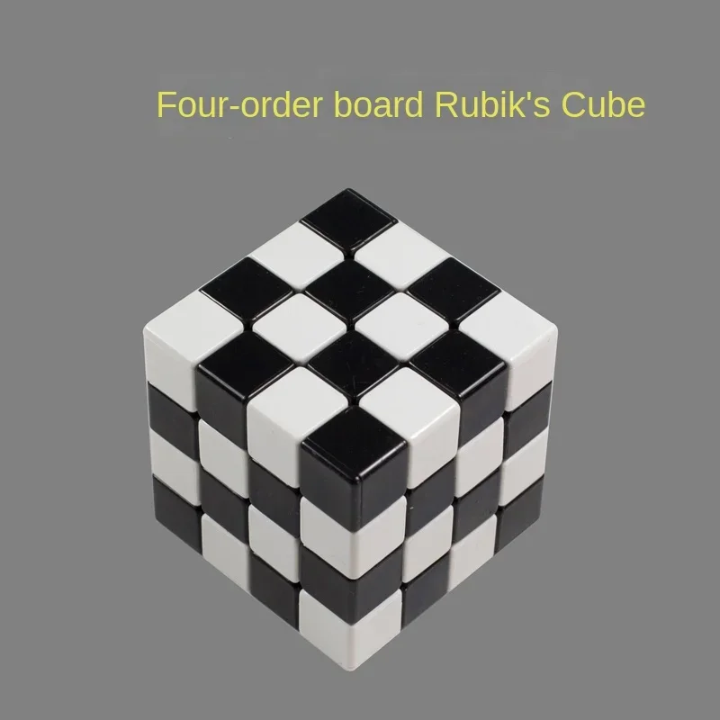 

Second-Order/Third-Order/Fourth-Order/Professor's Cube Chessboard Black and White Magic Cubes Children's Educational Toys