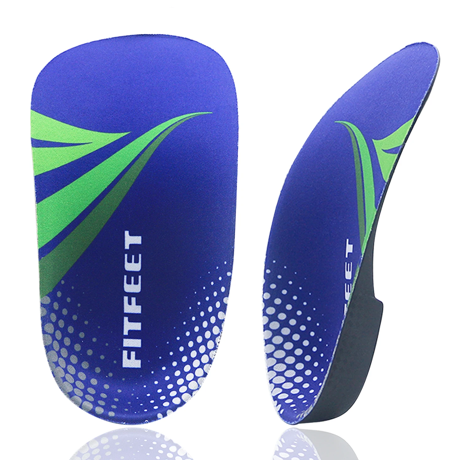 

Ортопедические стельки для поддержки свода стопы RooRuns, длина 3/4, подушечки для обуви на плоскостопии для ног, подошвенный фасциит, облегчение боли в пятке, унисекс