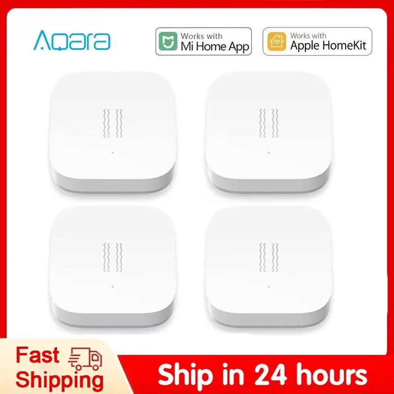 Aqara Smart Vibration Sensor Zigbee Motion Shock Sensor Detection Alarm Monitor Smart Home Safety For Xiaomi MI home Homekit