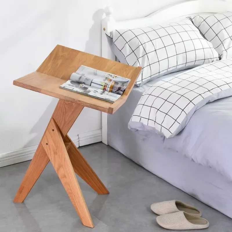 Large Wooden Book Stand Hands Free Reading Holder Adjustable Kitchen Cookbook Rack Floor Display Shelf for Living Room Decor
