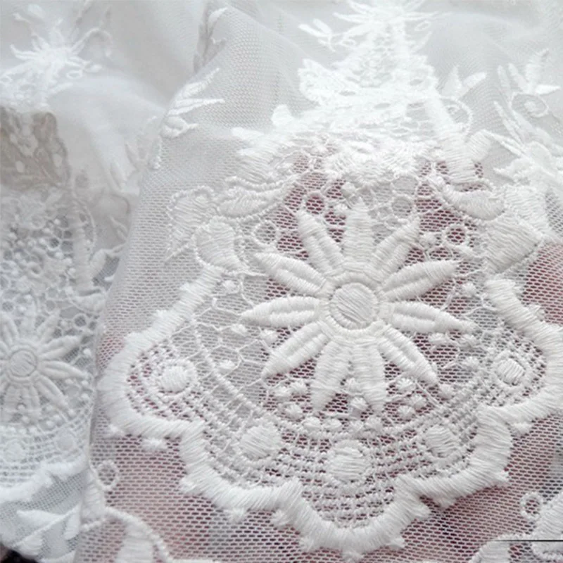 Verão floral bordado vestido roupas femininas sem mangas macio modal camada de renda preto branco mori menina tanque novo em vestidos u535