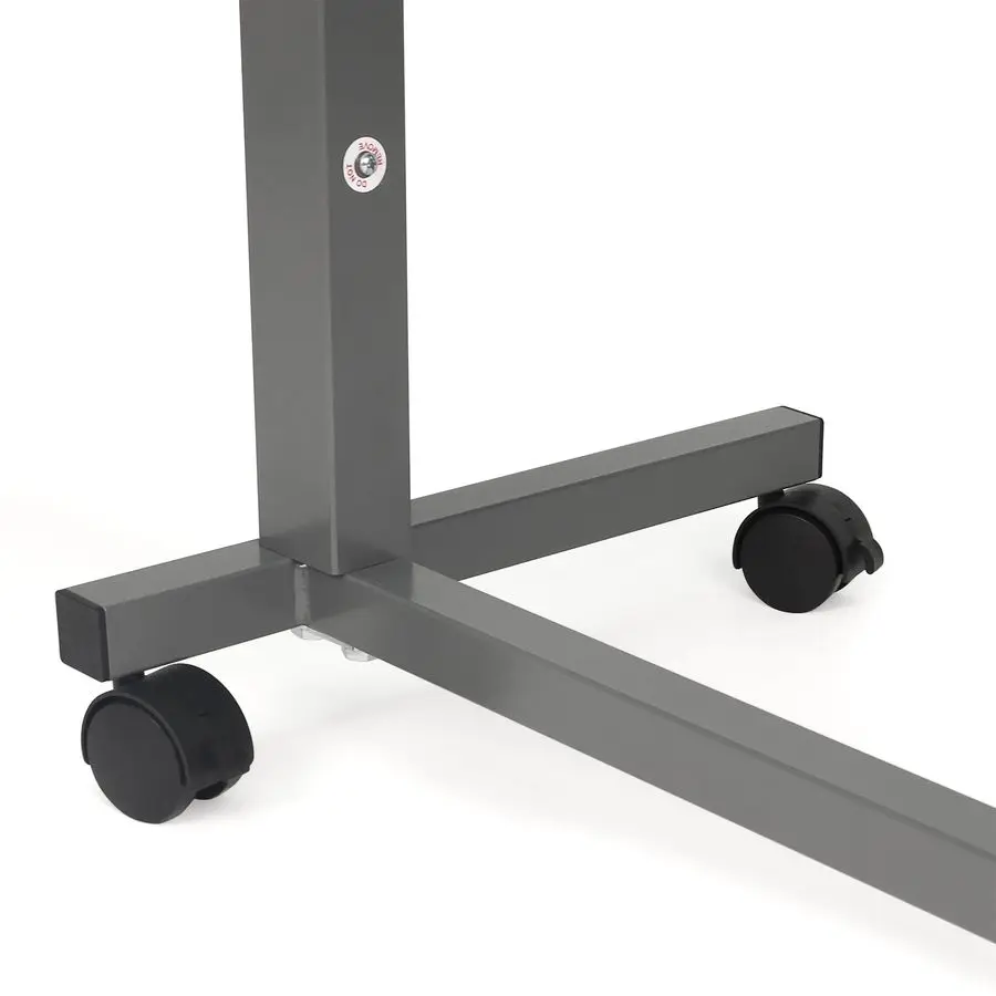 Medical Adjustable Overbed Bedside Table with Wheels Hospital and Home Use