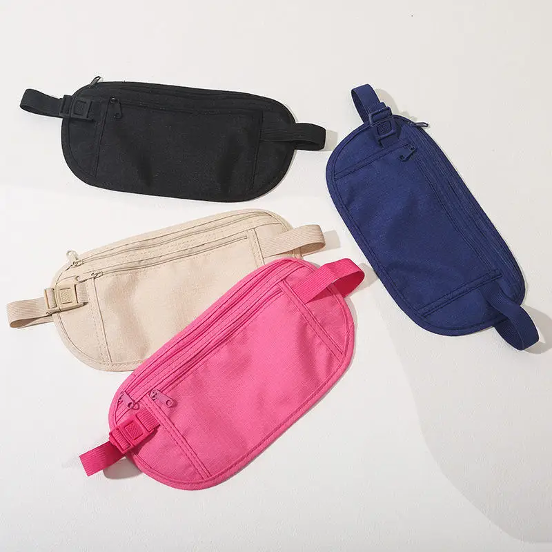 Security Money Belt Passport Holder Travel Waist Pack For Men Women Running Fanny Pack Hidden Wallet Chest Bag Phone Pouch