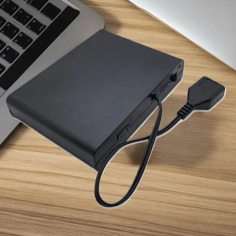 △ 1Pcs USB Mini Power Supply Battery Box With Cover And Switch 6 X AA USB Battery Box For 9V LED Strip Lights