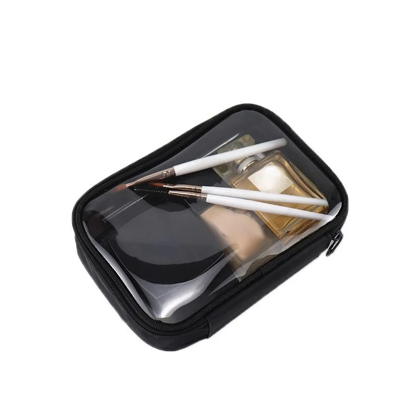 Waterproof Transparent Cosmetic Bag Women Make Up Case Travel Zipper Clear Makeup Beauty Wash Organizers Bath Toiletry Bags Kits