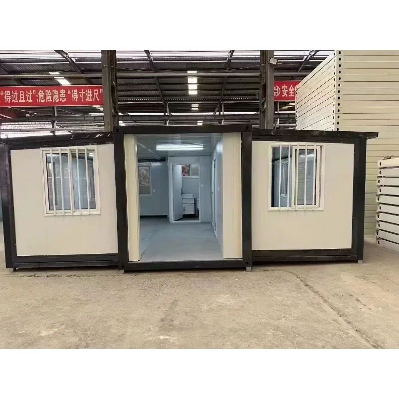 

Ready Made 20Ft 40Ft Luxury Modern Prefab Villa Insulated Portable Expandable Container House 2 3 4 5 Bedroom Mobile Tiny Home