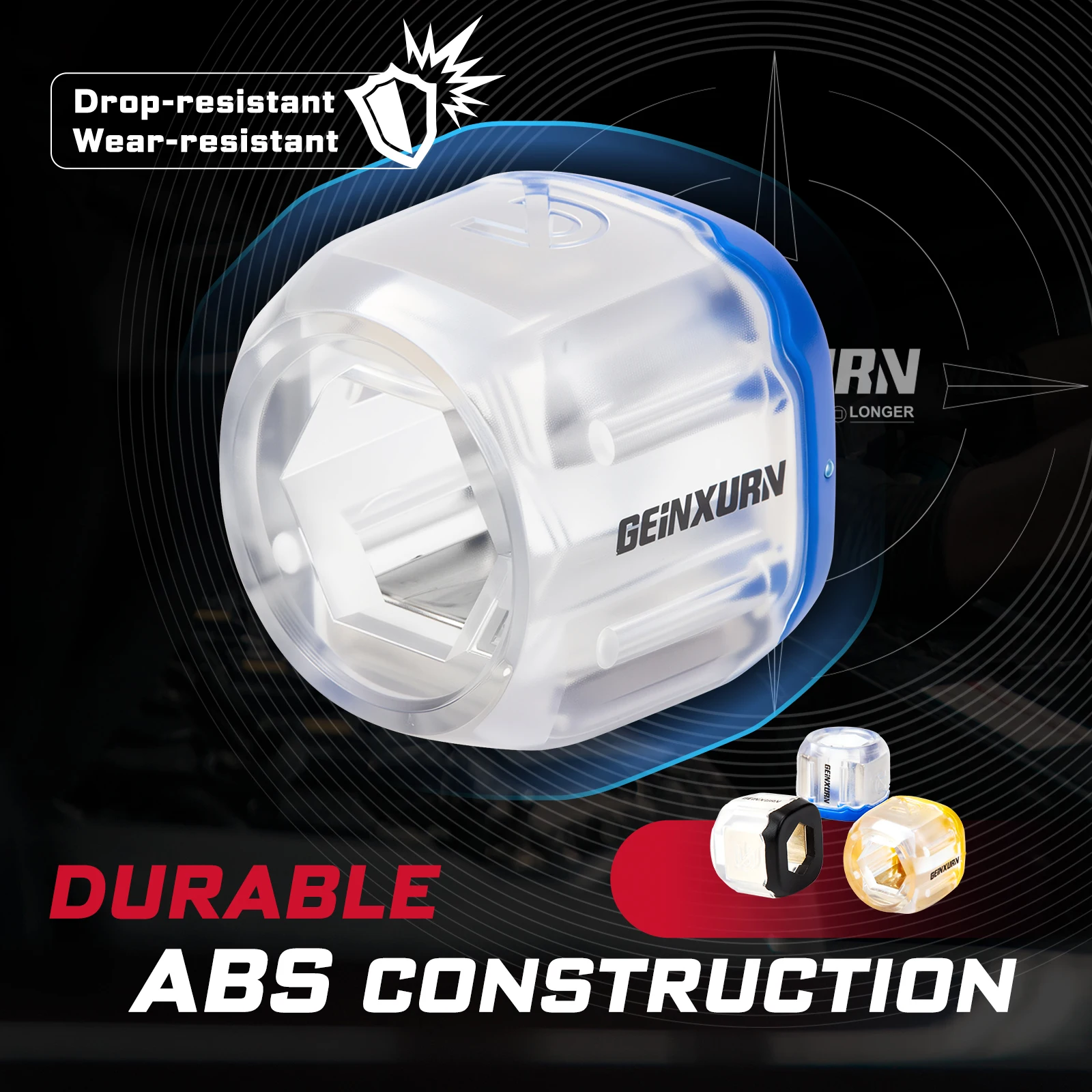 Geinxurn 3Pcs Multipurpose Screwdriver Bit Magnetizer Ring, ABS Plastic Bit Magnetizer/Demagnetizer for 1/4 Inch Shank Bits