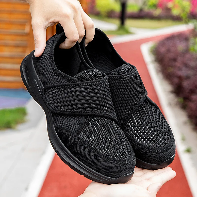 Nowe damskie ortopedia szerokie stopy opuchnięte buty do chodzenia w stylu casual unisex kciuk Ewersja regulacja miękkie wygodne buty męskie dla