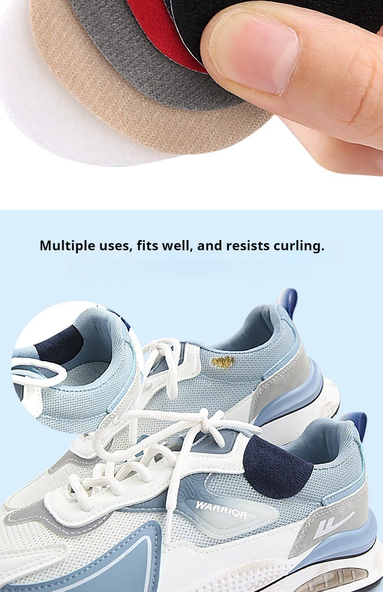 Mesh-Sportschuh-Obermaterial-Reparaturflicken, Reparaturprodukt für beschädigte Ferseneinlagen, selbstklebende Rückseite, 6 Stück/18 Stück – Detail 7