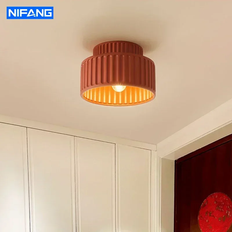 Nordic Harz LED Deckenleuchte Oberflächenmontage Modern Minimalistisch für Schlafzimmer Flur Wohnzimmer Studie Restaurant Beleuchtung