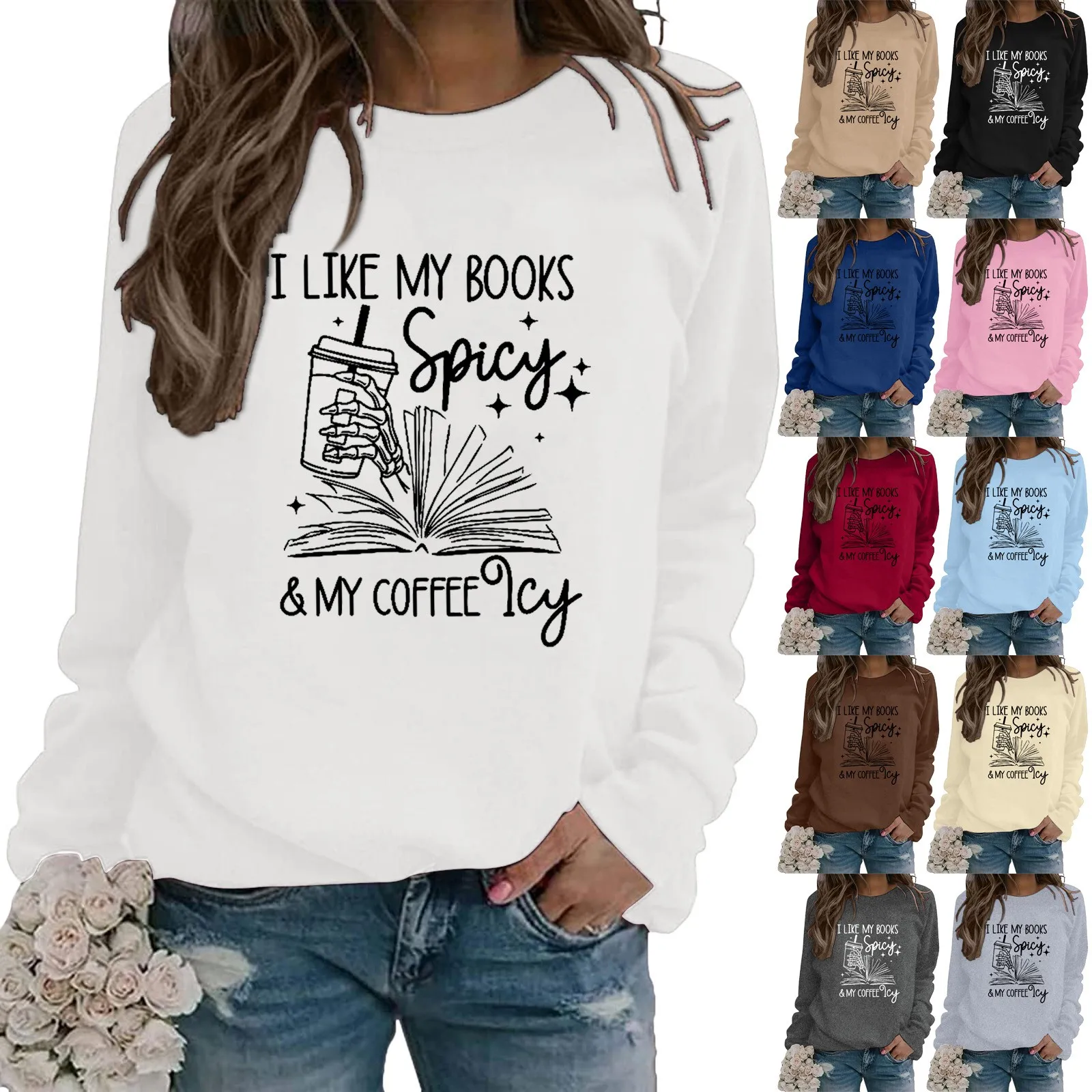 Book Club Ladies Sweatshirt Hoodi Book Lover Hoodie for Women Reader Shirt Booktok Merch Sweater Gift for Bookish Girl Hoodi