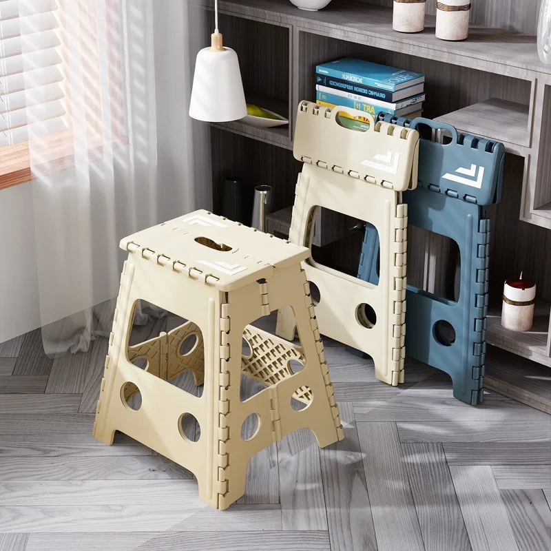 Foldable Step Stool Thicken Plastic Foldable Step Stool 2 Step Folding Ladder Step Stool Home Kitchen Non Slip Furniture Sales