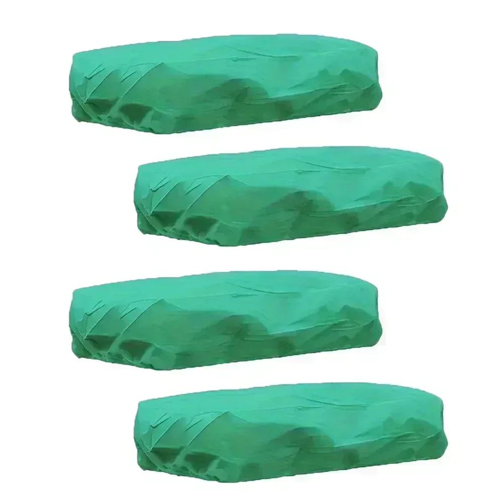 4 Pack Winter Plant Covers for Outdoor Use 52x28 3x19 7 Inch Rectangular Non Woven Fabric Covers with Drawstring