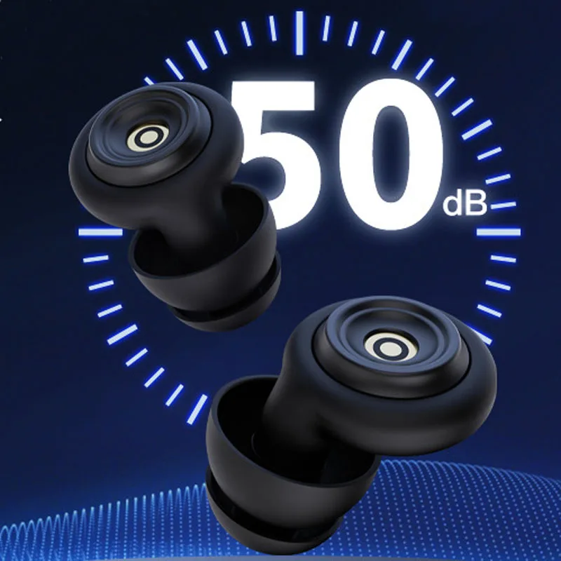 مرشح الضوضاء الأذن المقابس إلغاء الضوضاء للنوم قابلة لإعادة الاستخدام الحفلات سدادة الأذن مقاوم للماء السباحة سدادات عازلة للصوت منتجات السلامة #1