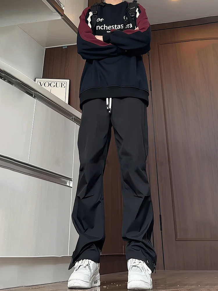 

Мужские мягкие брюки для скалолазания Bla, водонепроницаемые, ветрозащитные, для активного отдыха, с высокой талией, свободного кроя, молодежные, быстросохнущие, тактические штаны