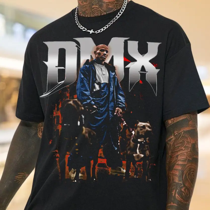 Camiseta de estilo Vintage de los 90, camisa Retro de Hip Hop, Earl Simmons, Bootleg, Ryders Ruff, DMX Rap