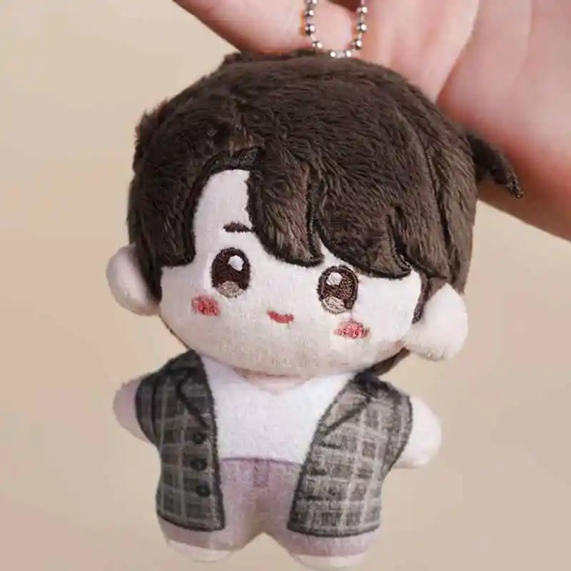 TV أحبني أحب صوتي Mo Qingcheng محشوة 10 سنتيمتر Plushies أفخم ملابس دمى حقيبة قلادة المفاتيح أنيمي الشكل لعبة للأطفال