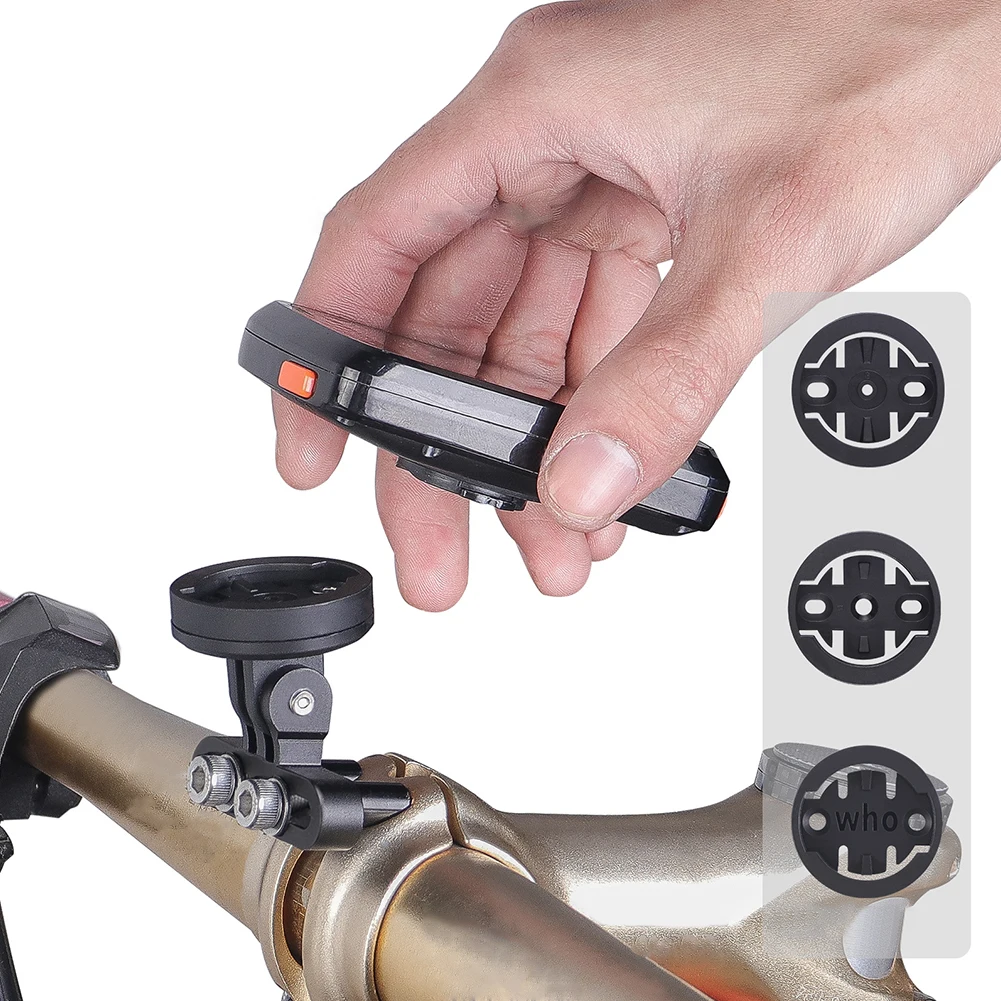 

Bicycle Speedometer Stem Mount Adjustable Angle Bicycle Handlebar Code Rack Aluminum Alloy Bicycle Stopwatch Bracket for Gopro