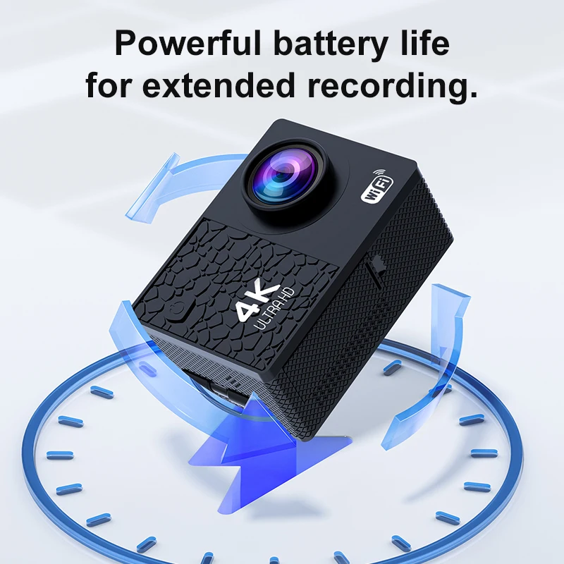 

Спортивная камера 1080p с дистанционным управлением, IP68, экшн-камера для дайвинга, ультра камера, WIFI 120 ° Фотография для селфи H.264 для Android IOS