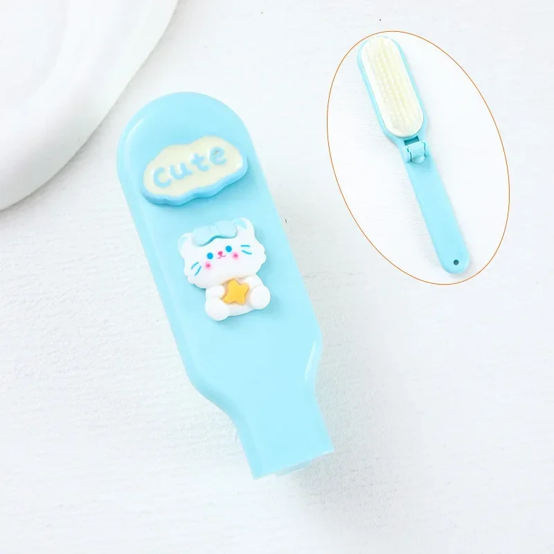 Mini Lovely Hair Brushes for Toddler Girl Cartoon Animal Baby Girls Comb Smalll Portable Hair Care Tools Hair Accessories