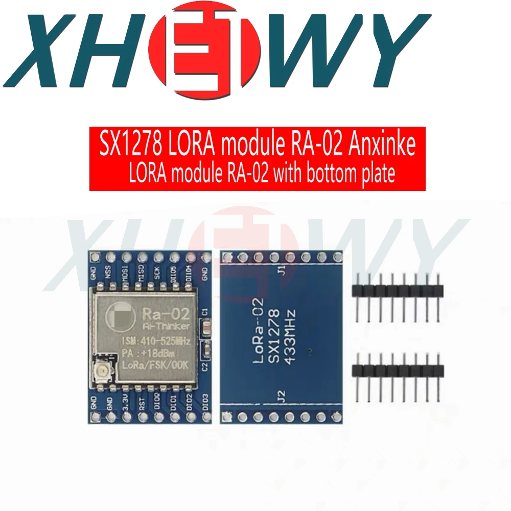 With bottom plate SX1278 LORA module, spread spectrum wireless module SPI interface LORA RA-02 RA-01