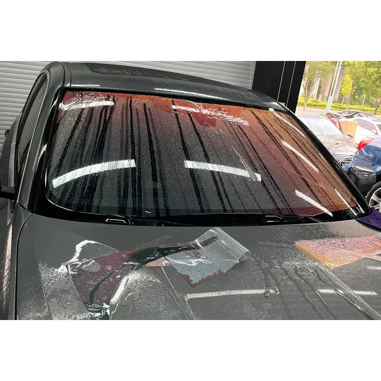 

60 дюймов * 100 футов, меняющий цвет, оттенок-хамелеон, 70% Vlt, Радужный закат, солнечный автомобильный оттенок, оконная пленка-хамелеон