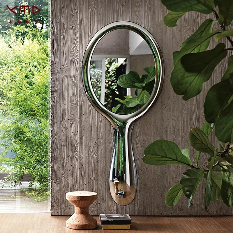 Decorative Mirrors Large Full Body Accessories Floor Wall Mirror Dressing Circular Cabinets Tulip Lamp Big Desk Tabletop Hand