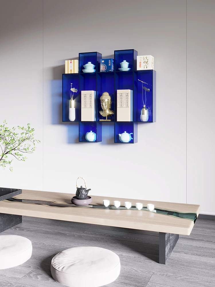 X-27  Cup Holder Wall-Mounted Acrylic Antique Shelf Duobao Pavilion  Shelves