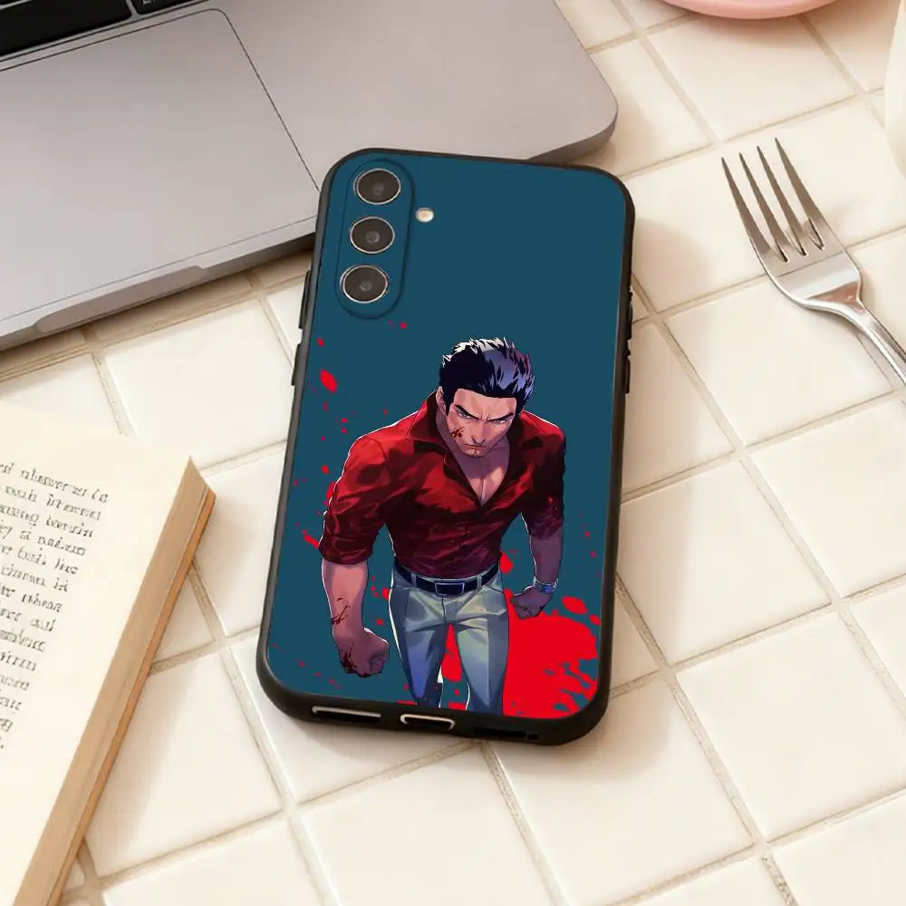 Japanse Game Yakuza Kiryu Dragon telefoon Case Voor Samsung Galaxy A73,A72,A71,A70,A53,A52,A51,Anderen Zachte Zwarte Shell