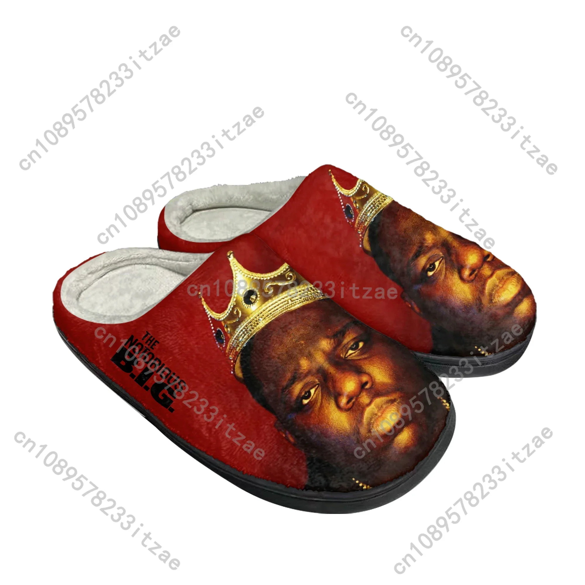 

The Notorious Big Biggie Smalls Home Cotton Slippers Mens Women Plush Bedroom Casual Keep Warm Shoes Thermal Slipper Custom Shoe