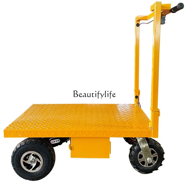 

FG34Folding electric flatbed truck, small and convenient trolley for handling