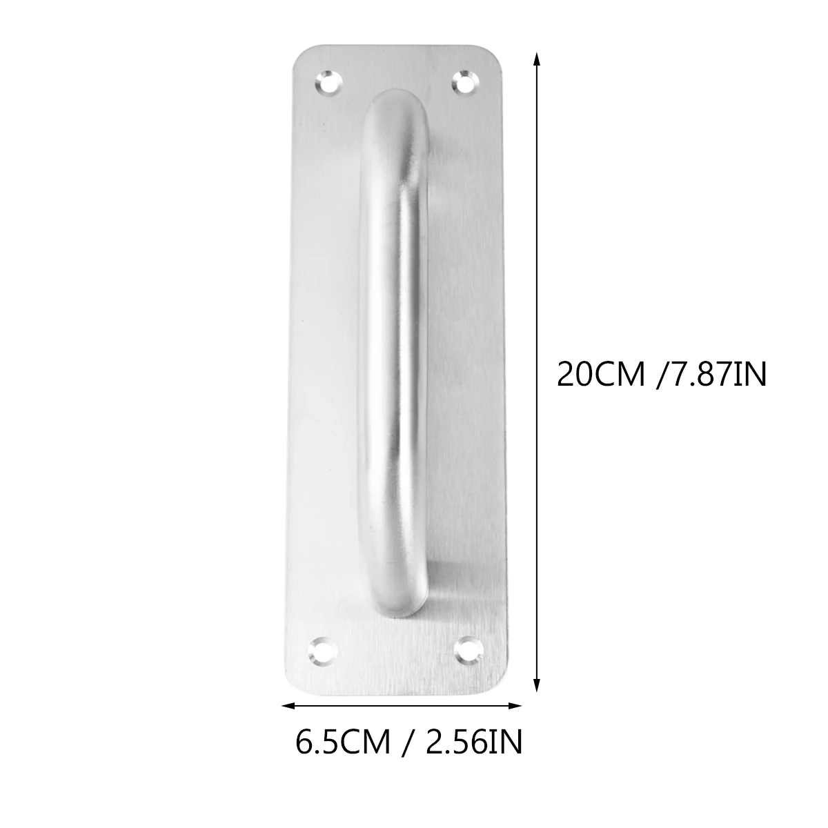 

Fire Door Handle Stainless Steel Security Pull Fire-proof Silver Knob for Wood Glass Aluminum Doors Hardware