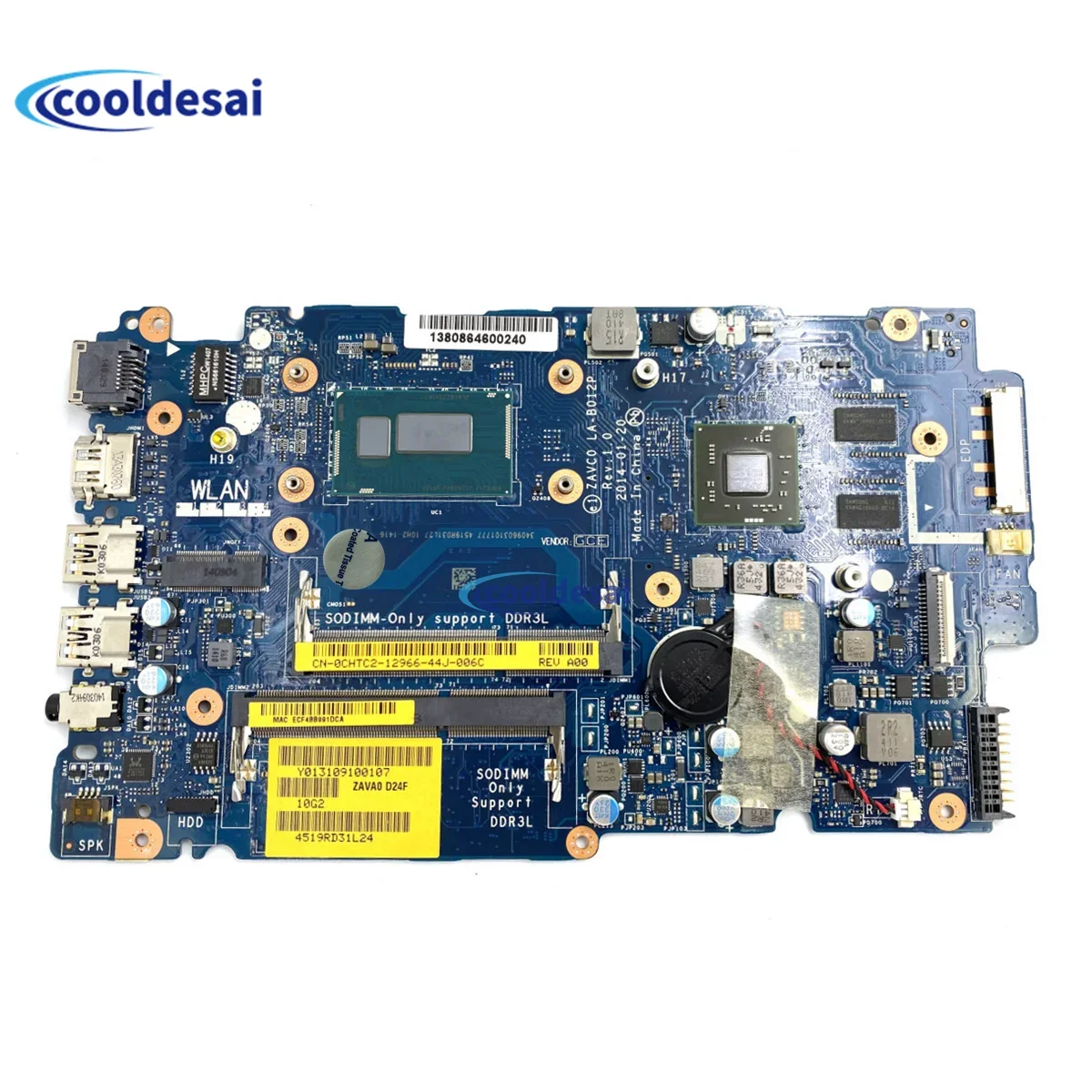 

LA-B012P LA-B016P For DELL Inspiron p39f 5547 5548 5447 5542 Laptop Mainboard i3 i5 i7 0CHTC2 05MD4V 0JGW4R Notebook Motherboard