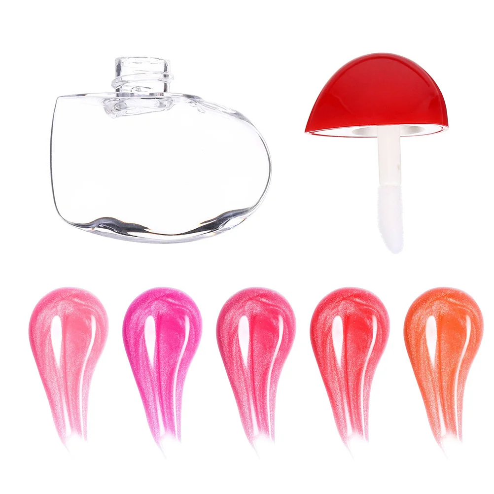 

25Sets Heart Shaped Lip Color Containers Compact Small Reusable Empty Lip Gloss Bottles Perfect for DIY Travel Use