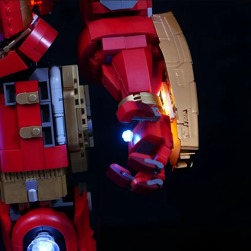 مجموعة إضاءة LED DIY لـ LEGO 76210 Super Heros مجموعة مكعبات البناء للبالغين والأطفال هدية عيد الميلاد (إضاءة LED فقط، بدون نموذج كتل)