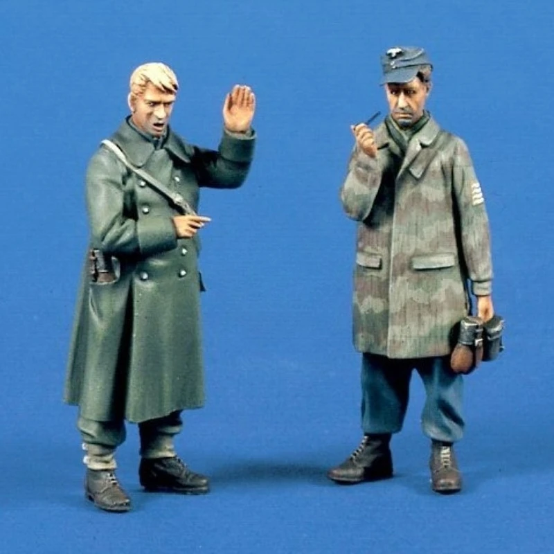 

Масштаб 1/35, литая под давлением фигурка из смолы, комплект модели, набор немецких заключенных времен Второй мировой войны, 2 фигурки в разобранном виде, неокрашенные