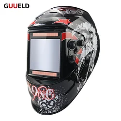 Big View Eara 4 Arc Sensor DIN5-DIN13 Solar Auto oscuramento TIG MIG rettifica True Color Welding Mask/saldatore Cap/casco per saldatura